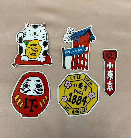 Home is Little Tokyo Stickers