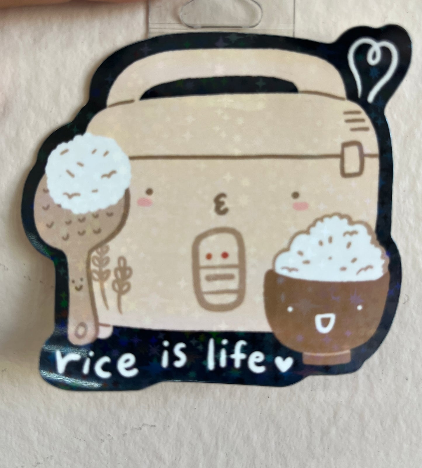 Rice is Life Sticker – Nellita's Craft