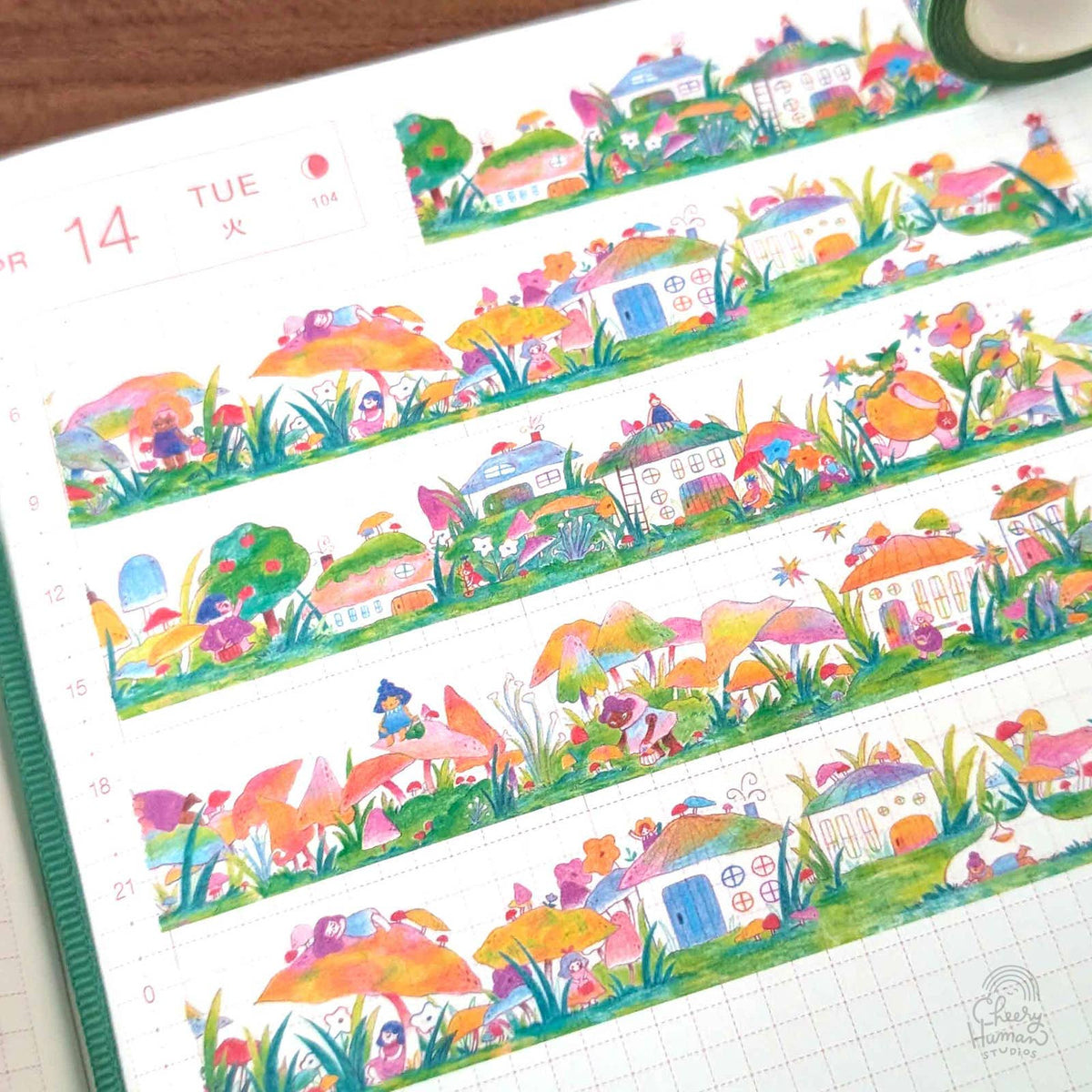 Mushroom Grove - Washi Tape