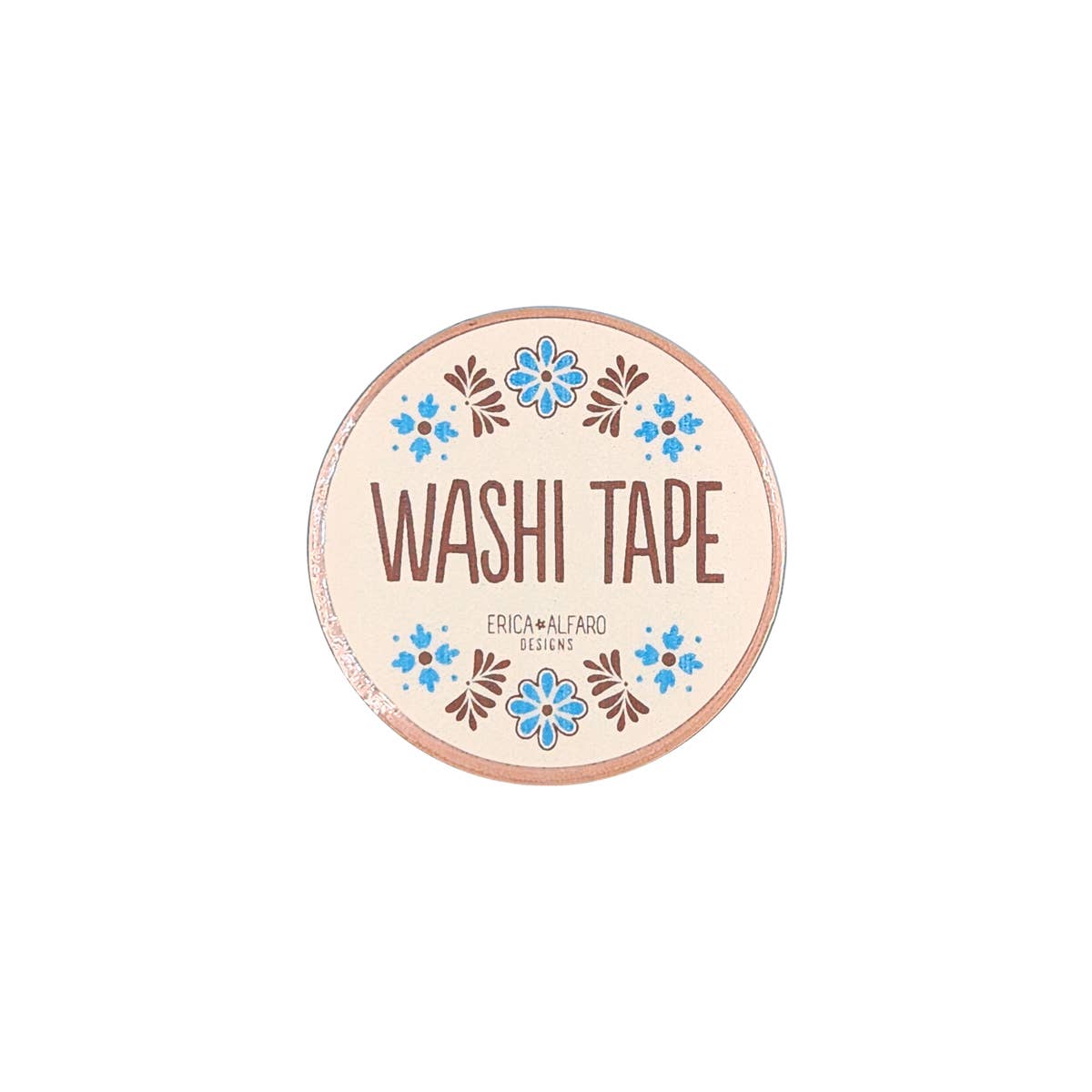 Talavera Brown Mexican Washi Tape