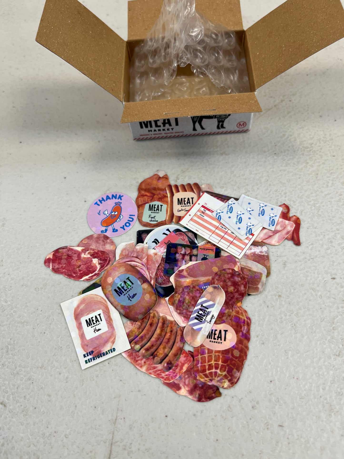 Mini Sticker Box: Meat