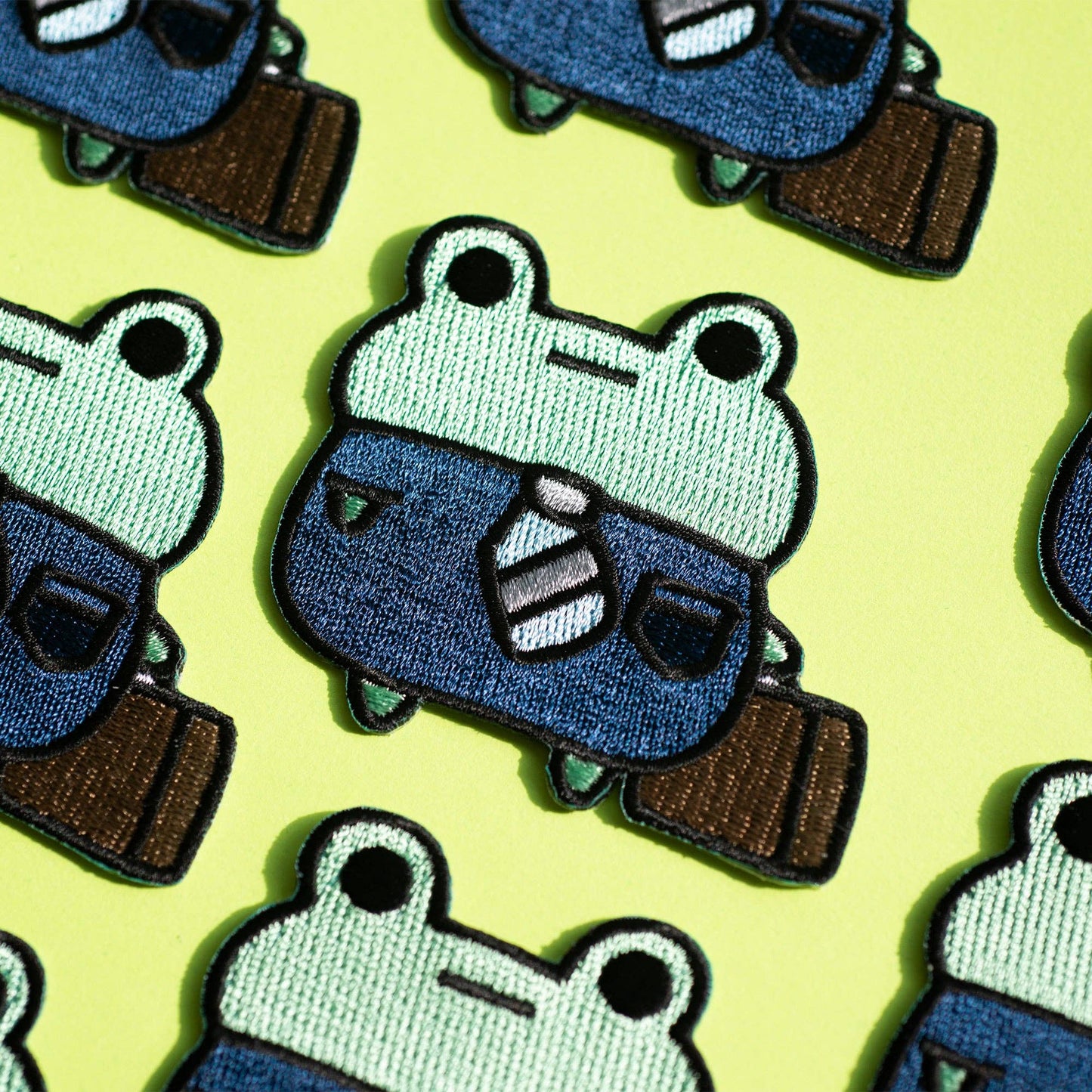 Bizness Frog Iron On Patch