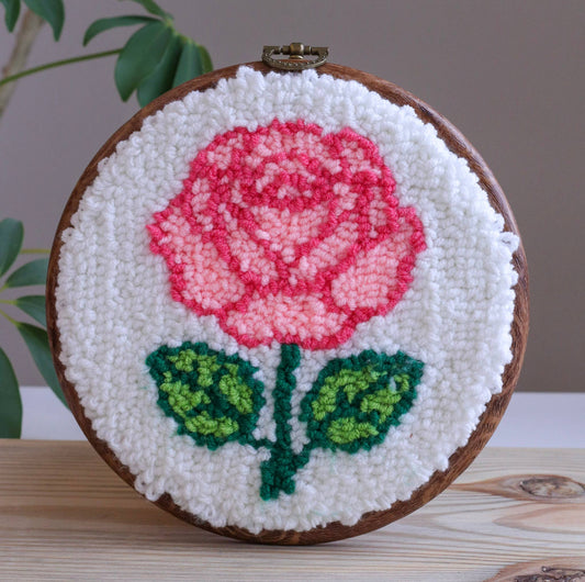 Rosy Outlook Punch Needle Kit