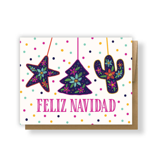 Feliz Navidad Tassel Greeting Card