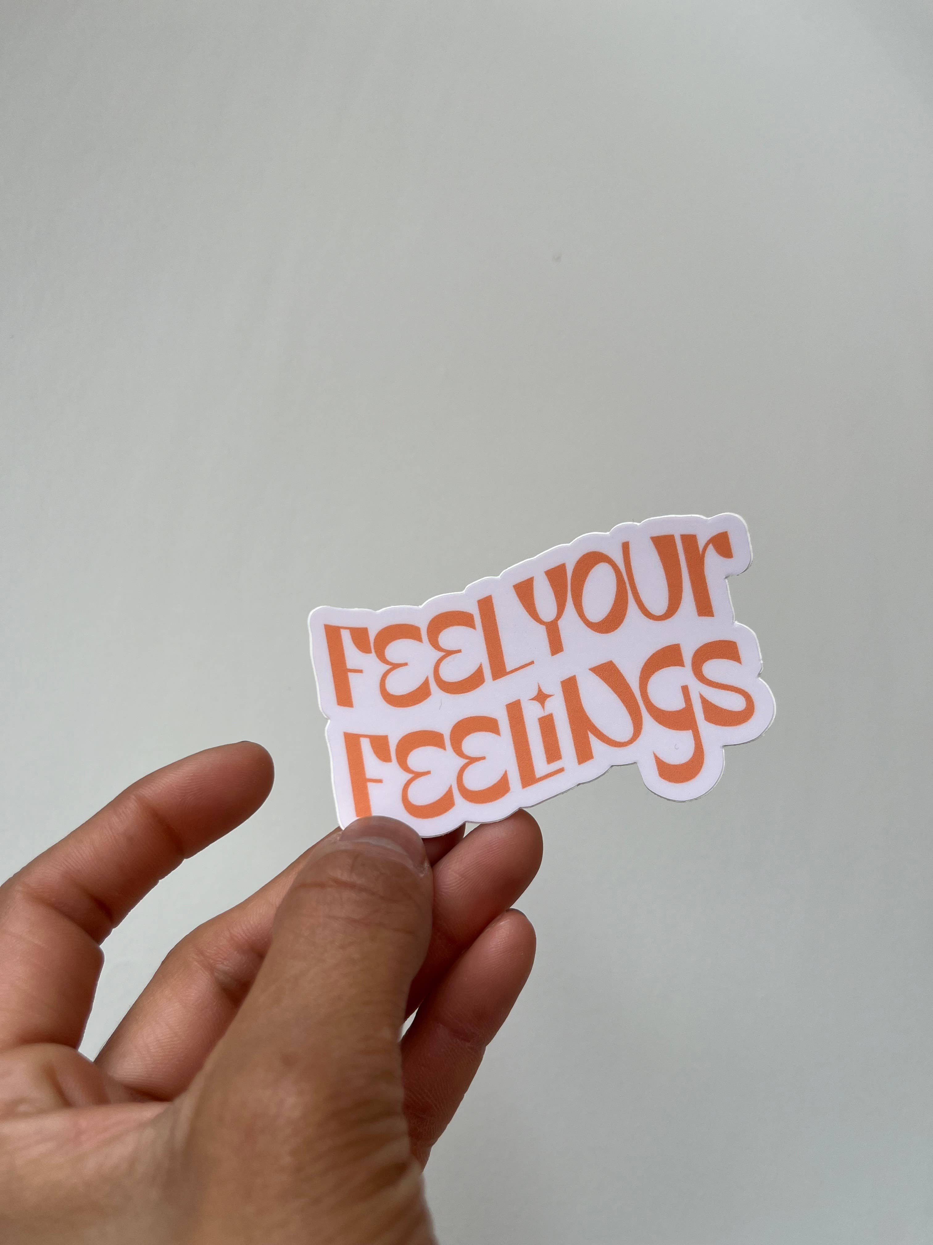 Feeling Sticker Exam Feel Your Feelings Sticker – Nellita's Craft