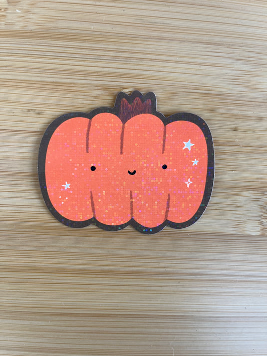 Sparkly Pumpkin Sticker