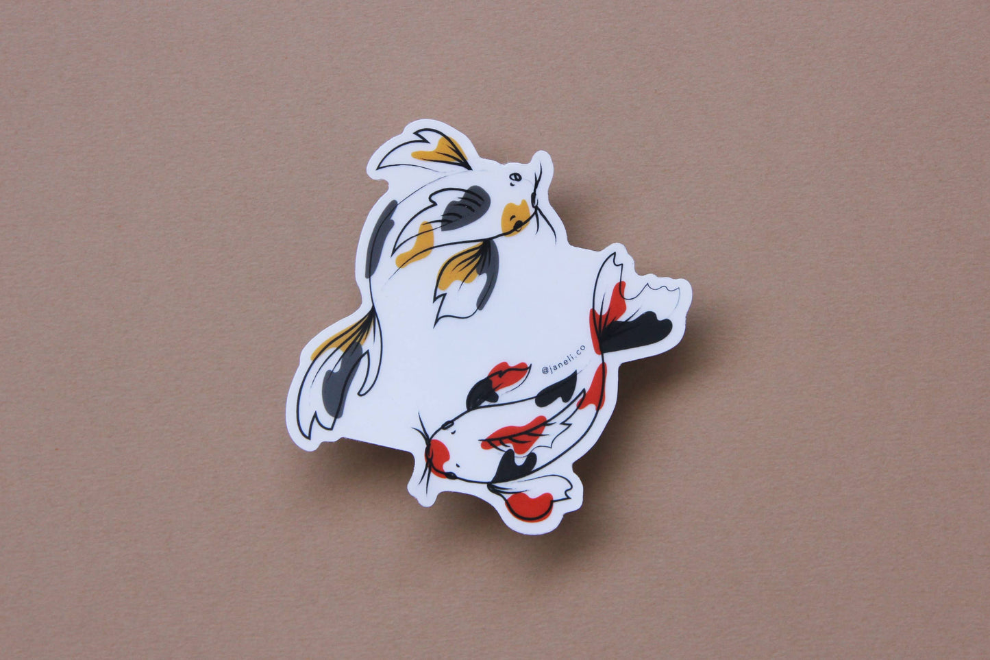 Koi Sticker (Clear)