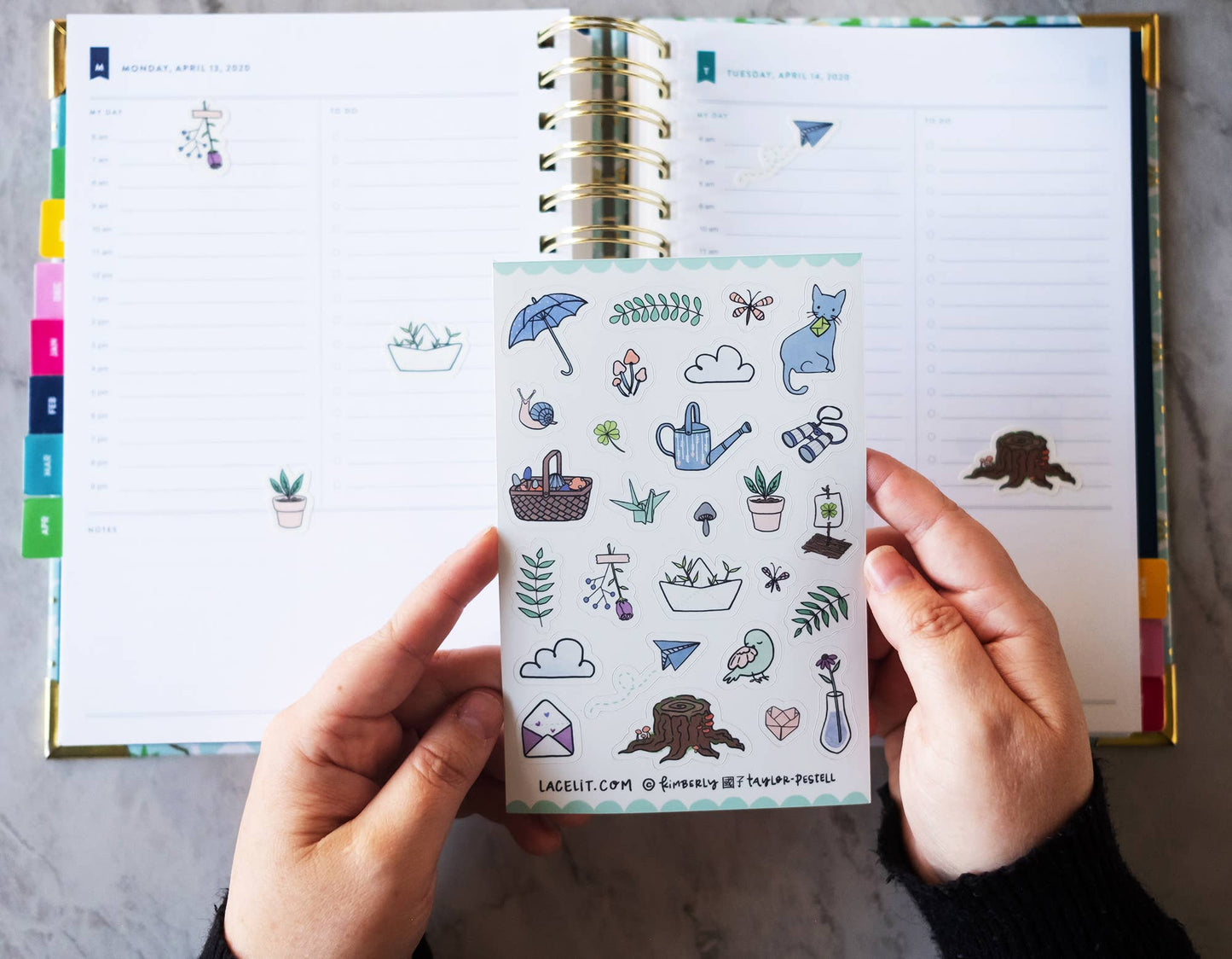 Little Day Planner Stickers | Sticker Sheet