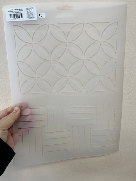 Sashiko Style Stencil