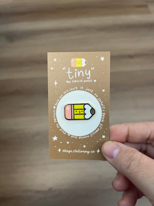 Okeya Illustrations - Pencil Enamel Pin