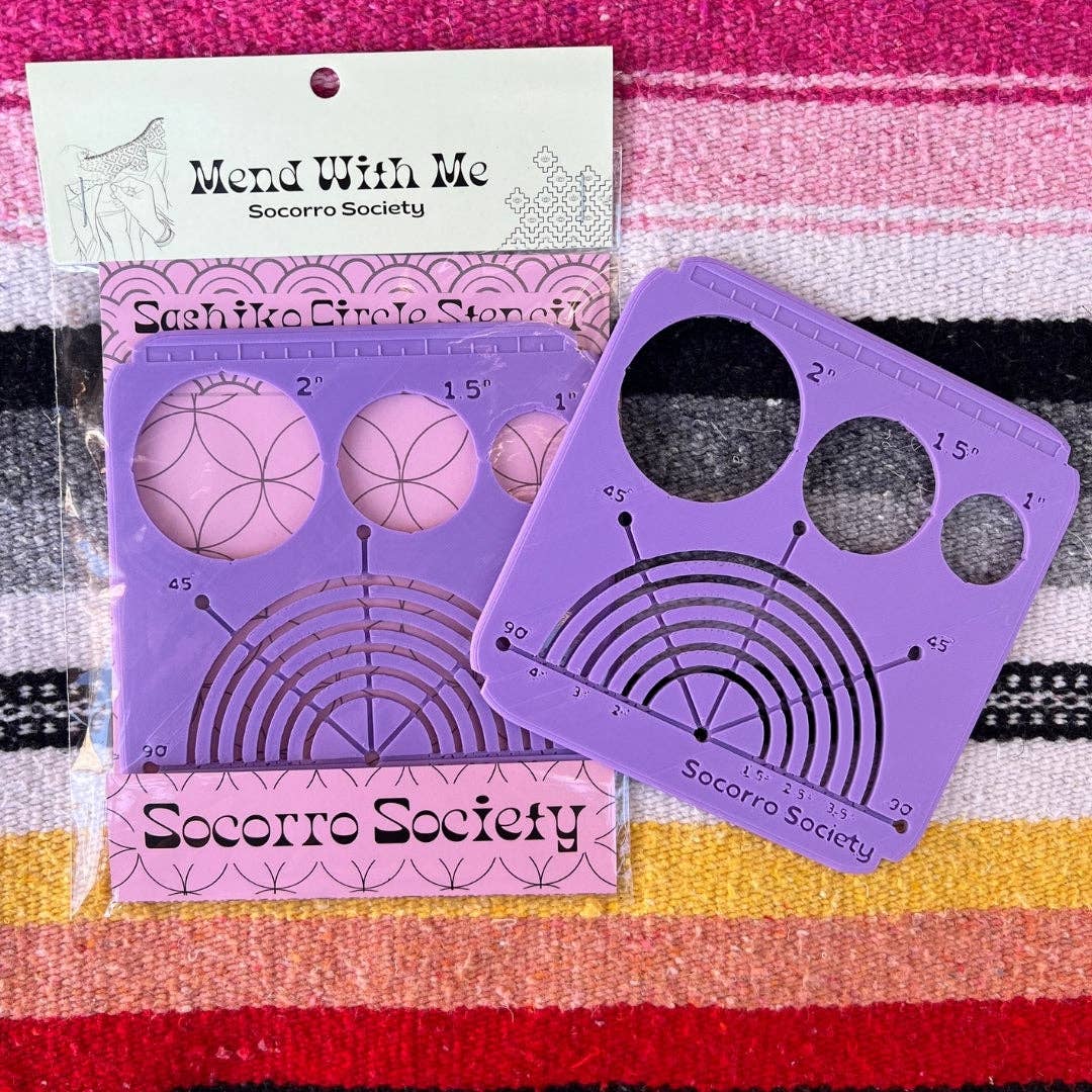 Sashiko Circle Stencil