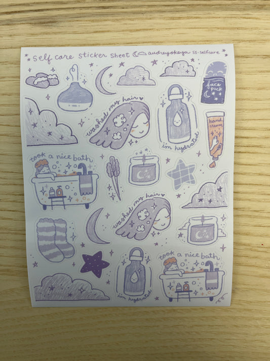Self Care Sticker Sheet