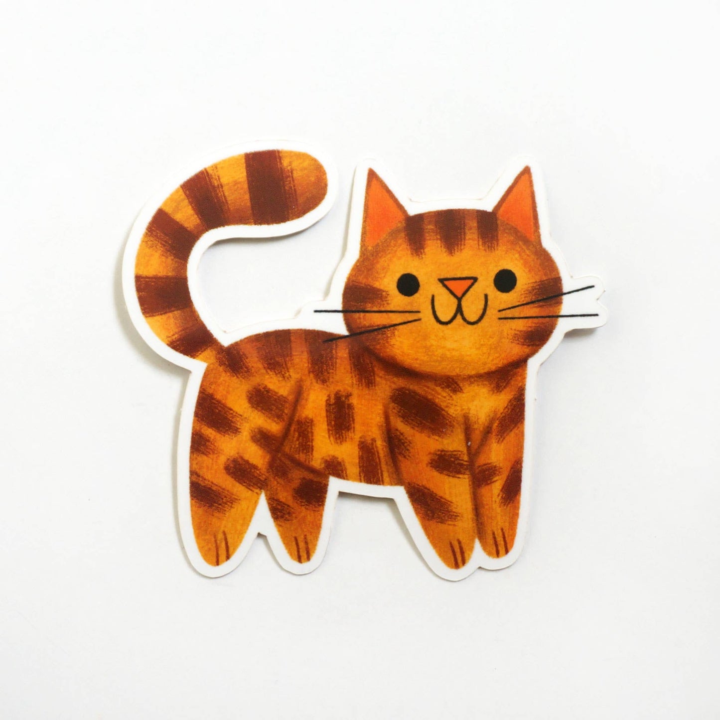 Orange Tabby Cat Sticker