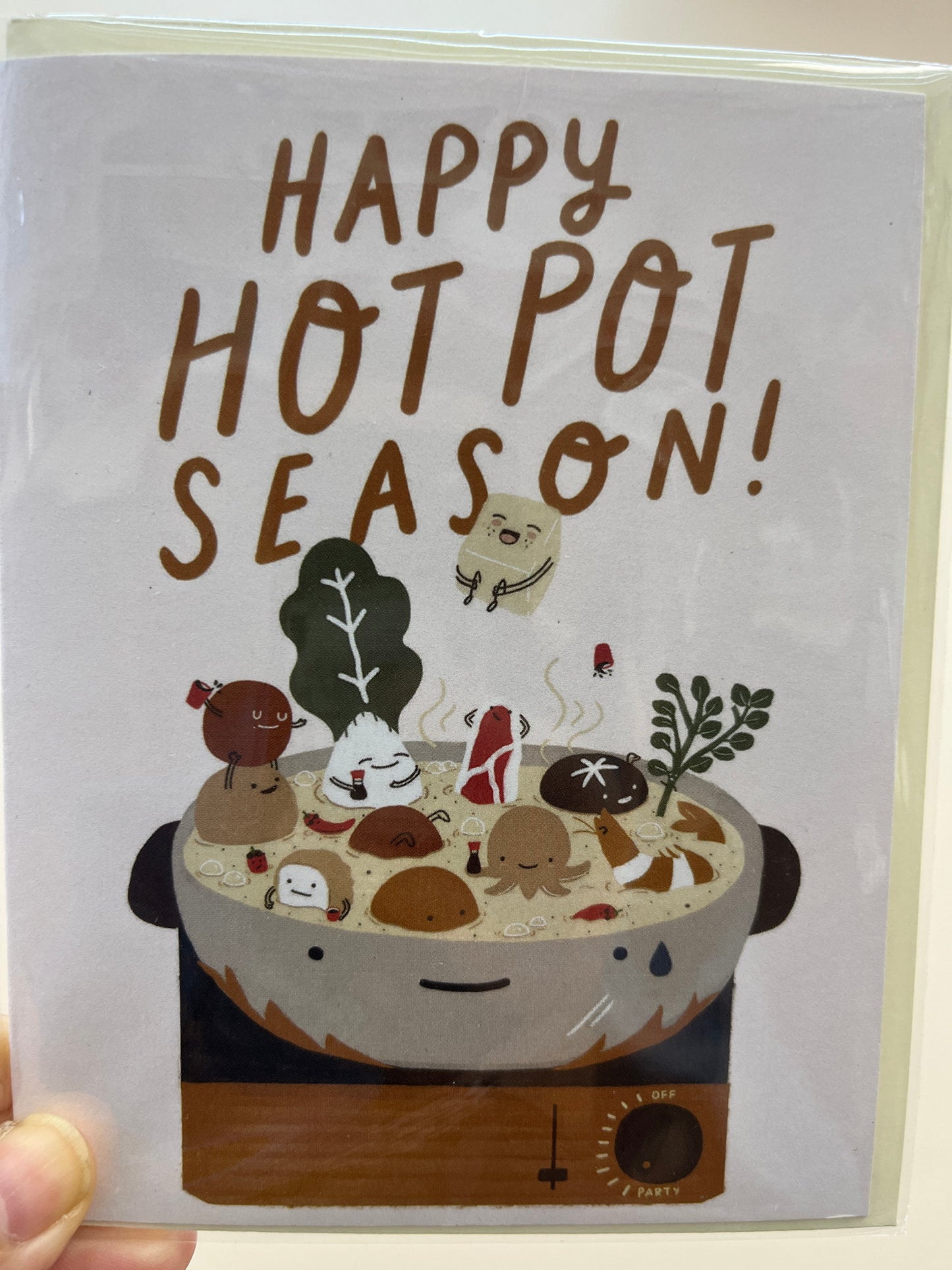 Happy Hot Pot Season Greeting Card