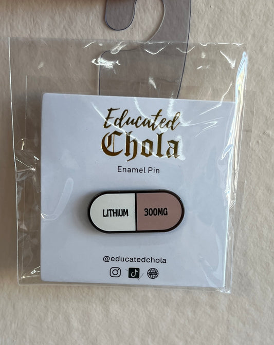 Lithium Enamel Pin