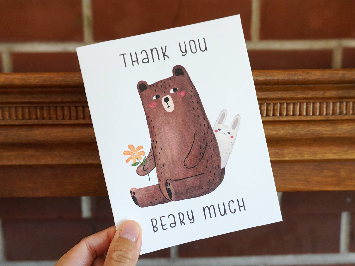 Thank You Beary Much Greeting Card