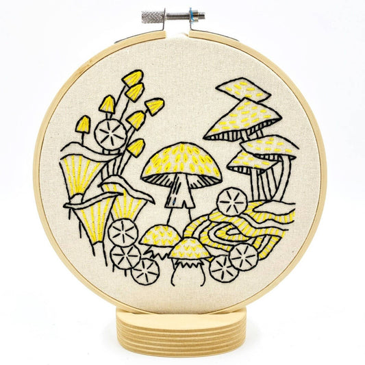 Mushrooms Complete Embroidery Kit