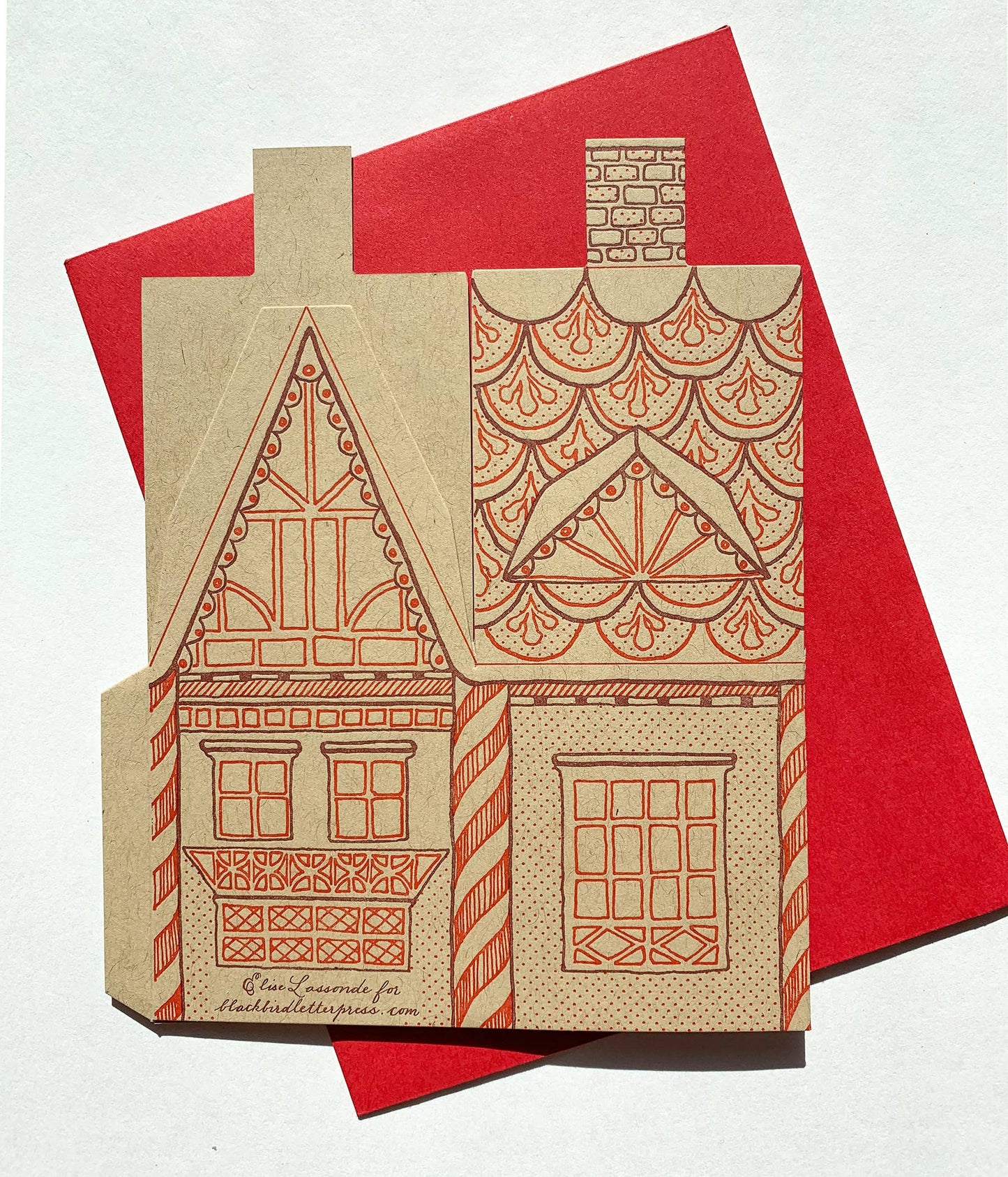 Gingerbread house 3D card