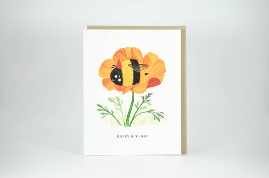 Birthday Bee Greeting Card
