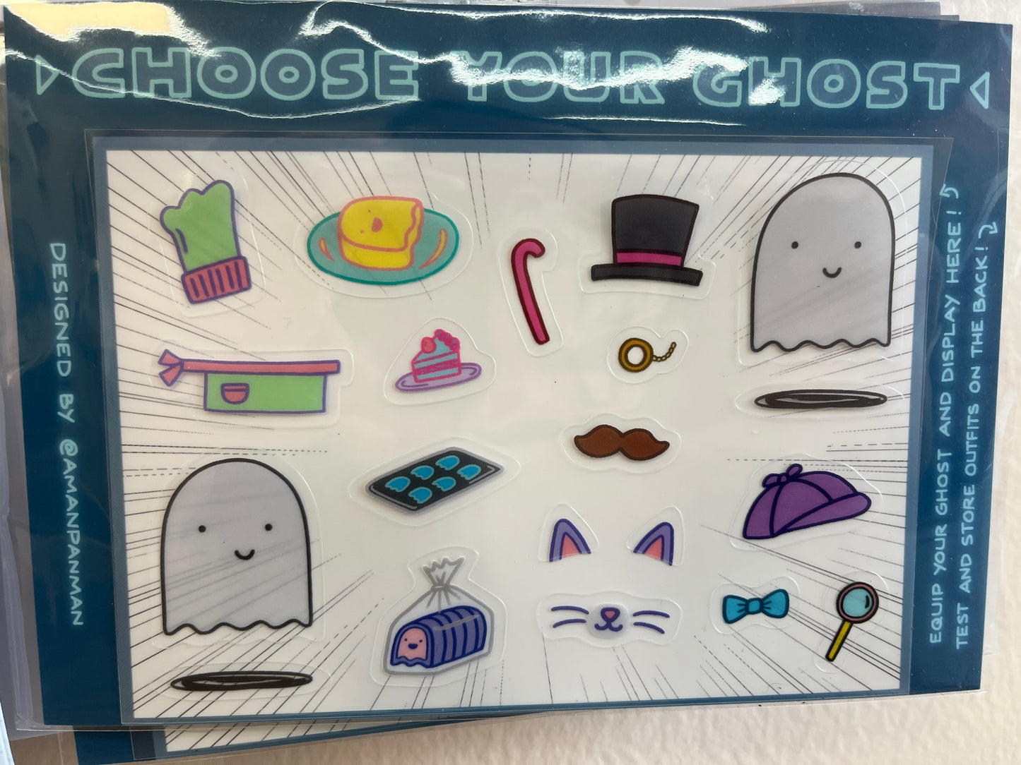 Choose Your Ghost Sticker Sheet