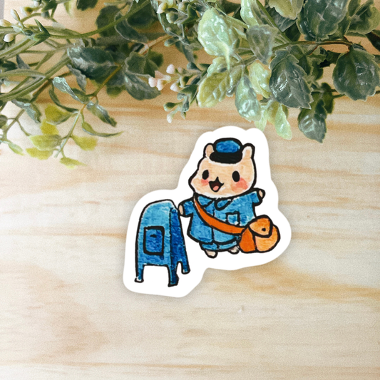 Post Hammy Sticker | Dishwasher Safe