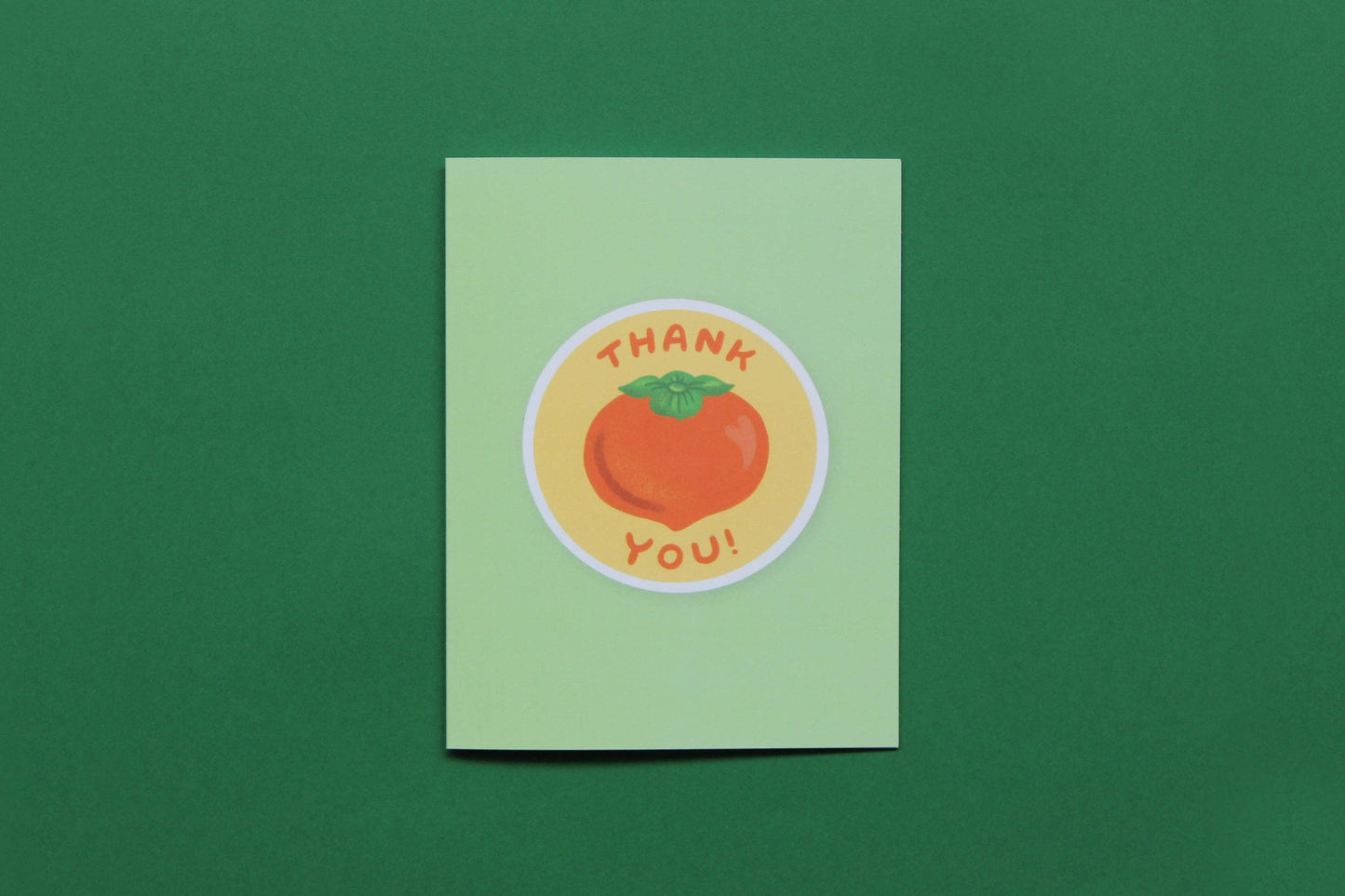 Persimmon -  Thank You Greeting Card