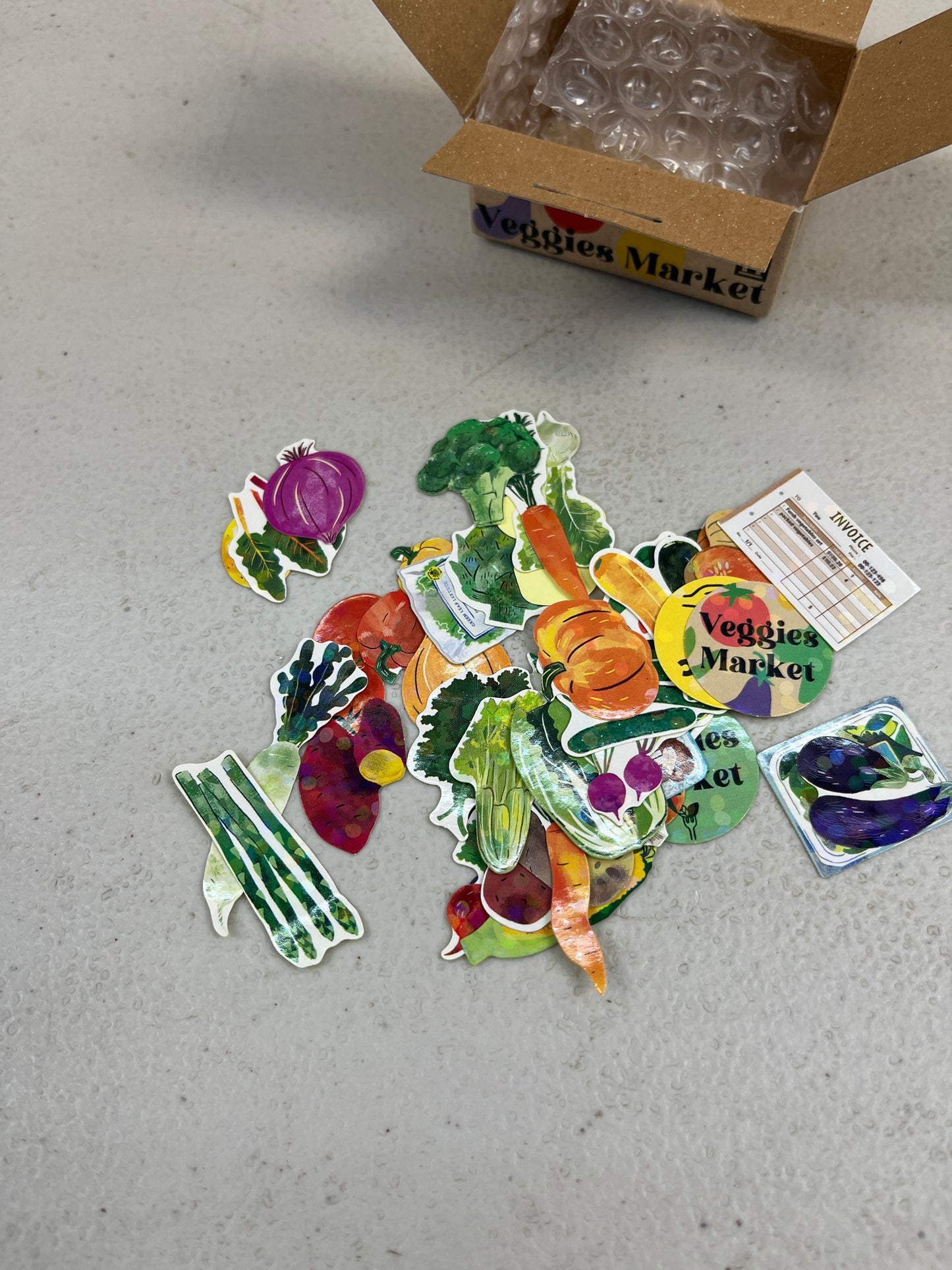 Mini Sticker Box: Farm Fresh Vegetables