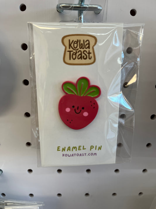 Strawberry Enamel Pin