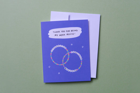Work Bestie Greeting Card