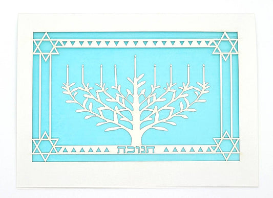 Happy Hanukkah - Menorah