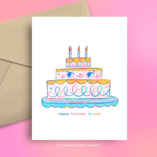 Birthday Celebration Cake | Birthday Card