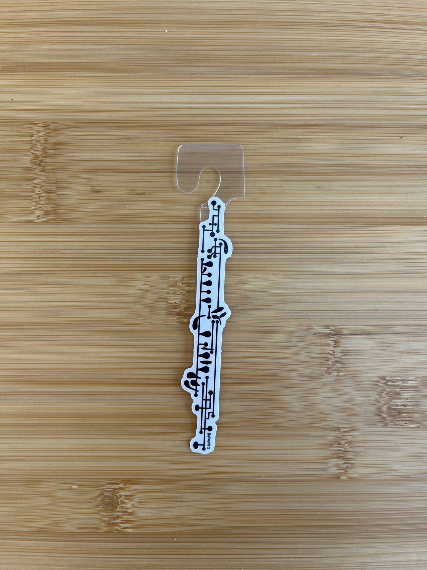 Oboe Sticker (clear)