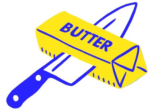 One Big Iron-On Butter Knife