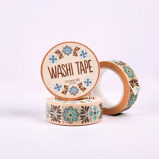 Talavera Brown Mexican Washi Tape