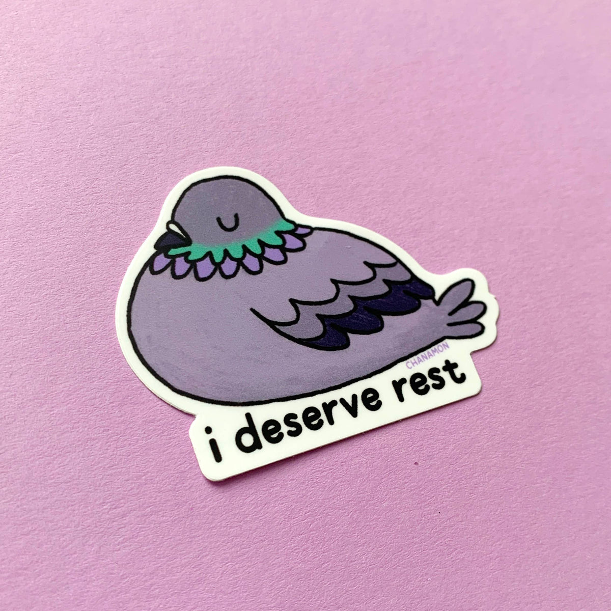 Rest Stickers I Deserve Rest Sticker – Nellita's Craft