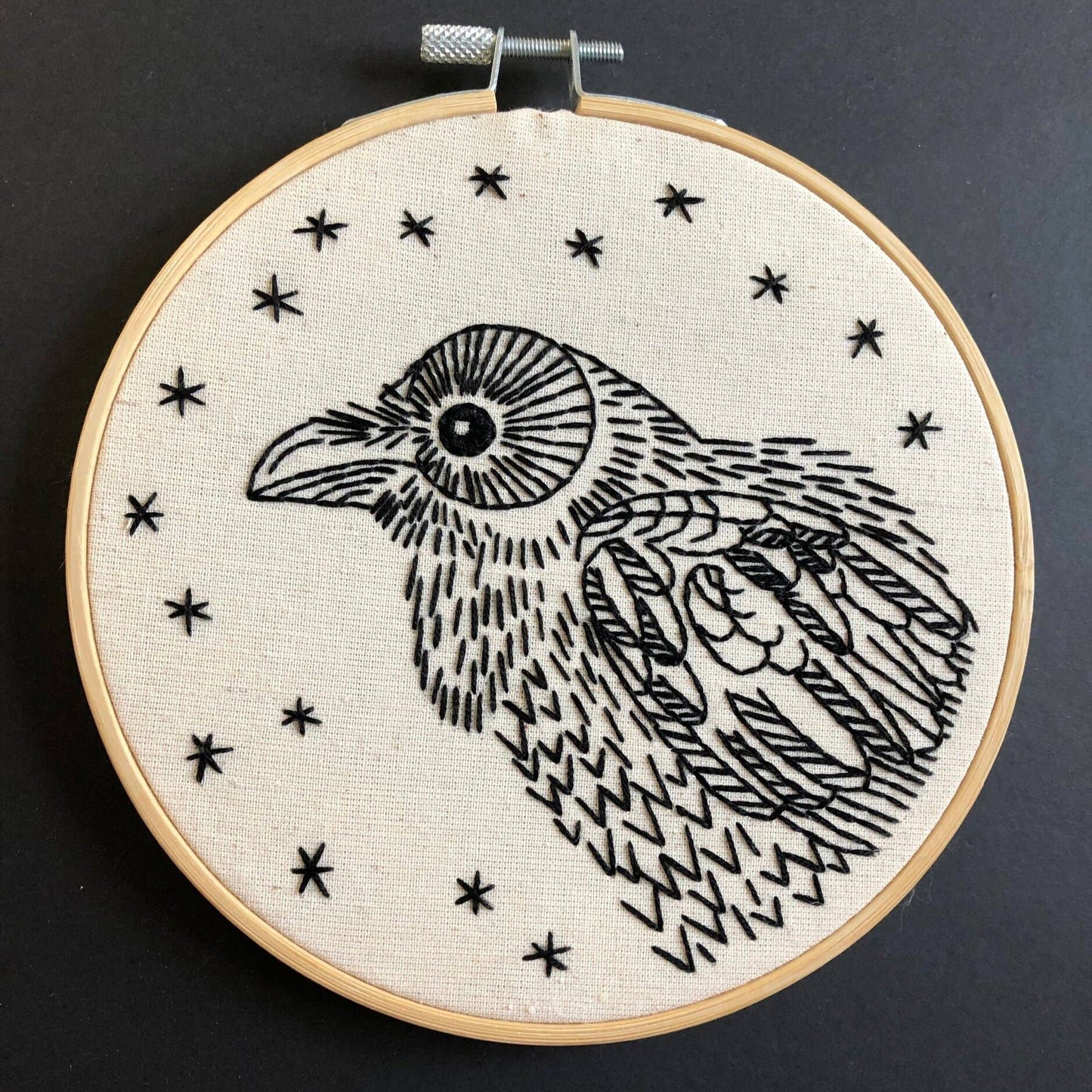 Raven - Nevermore Complete Embroidery Kit