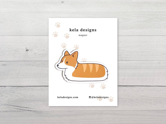 Loaf Corgi Magnet