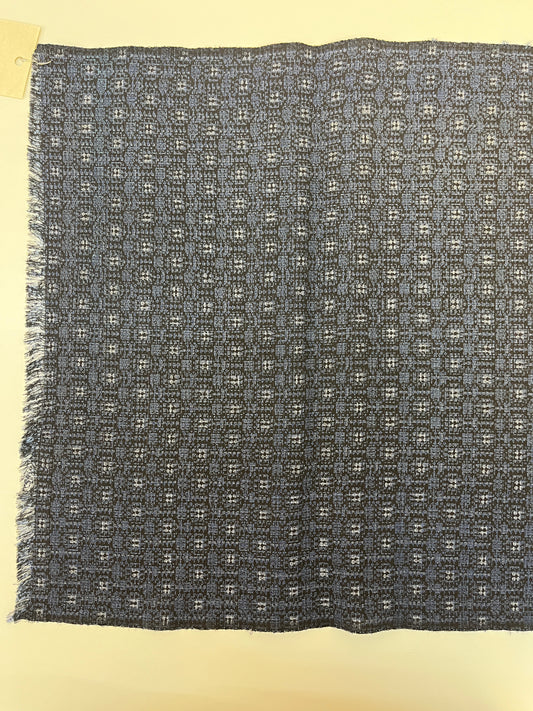 Vintage Kasuri Fabric Small Tile Pattern