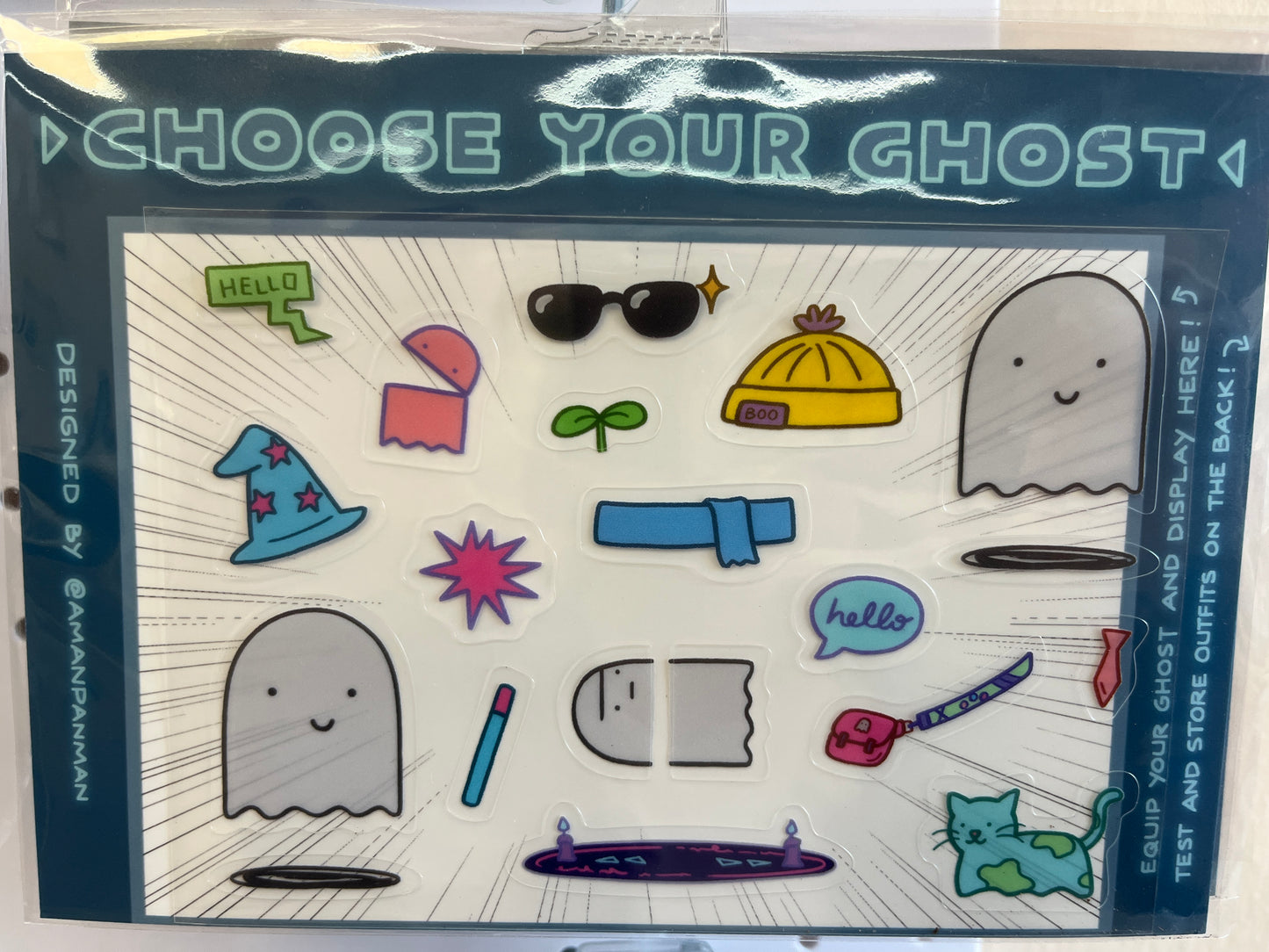 Choose Your Ghost Sticker Sheet