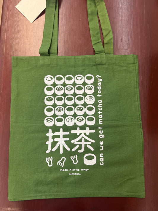 Can we get matcha Tote Bag