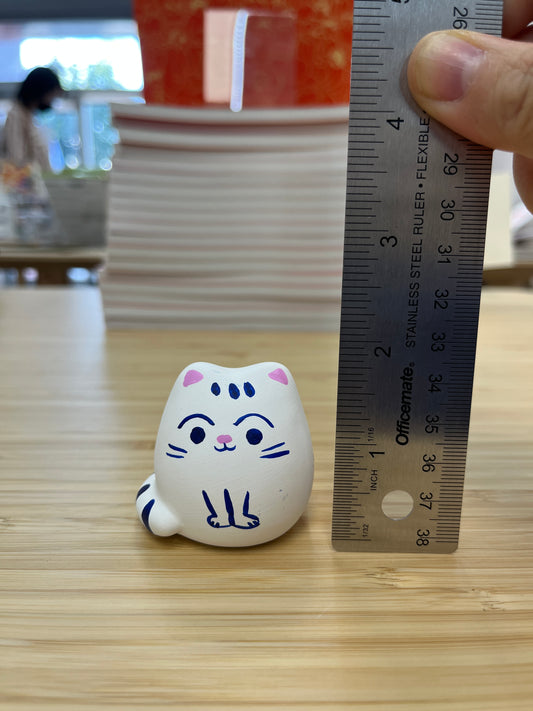 Cat Porcelain Figure