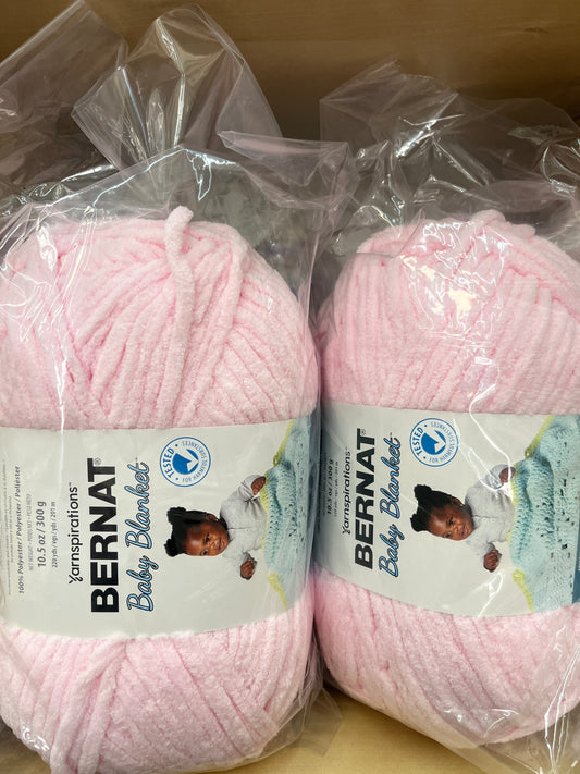 Bernat Baby Blanket Superbulky - Baby Pink