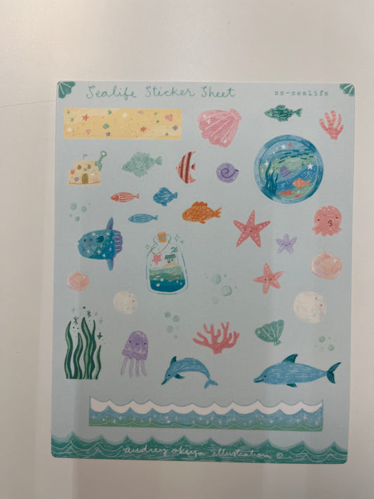 Sealife Sticker Sheet