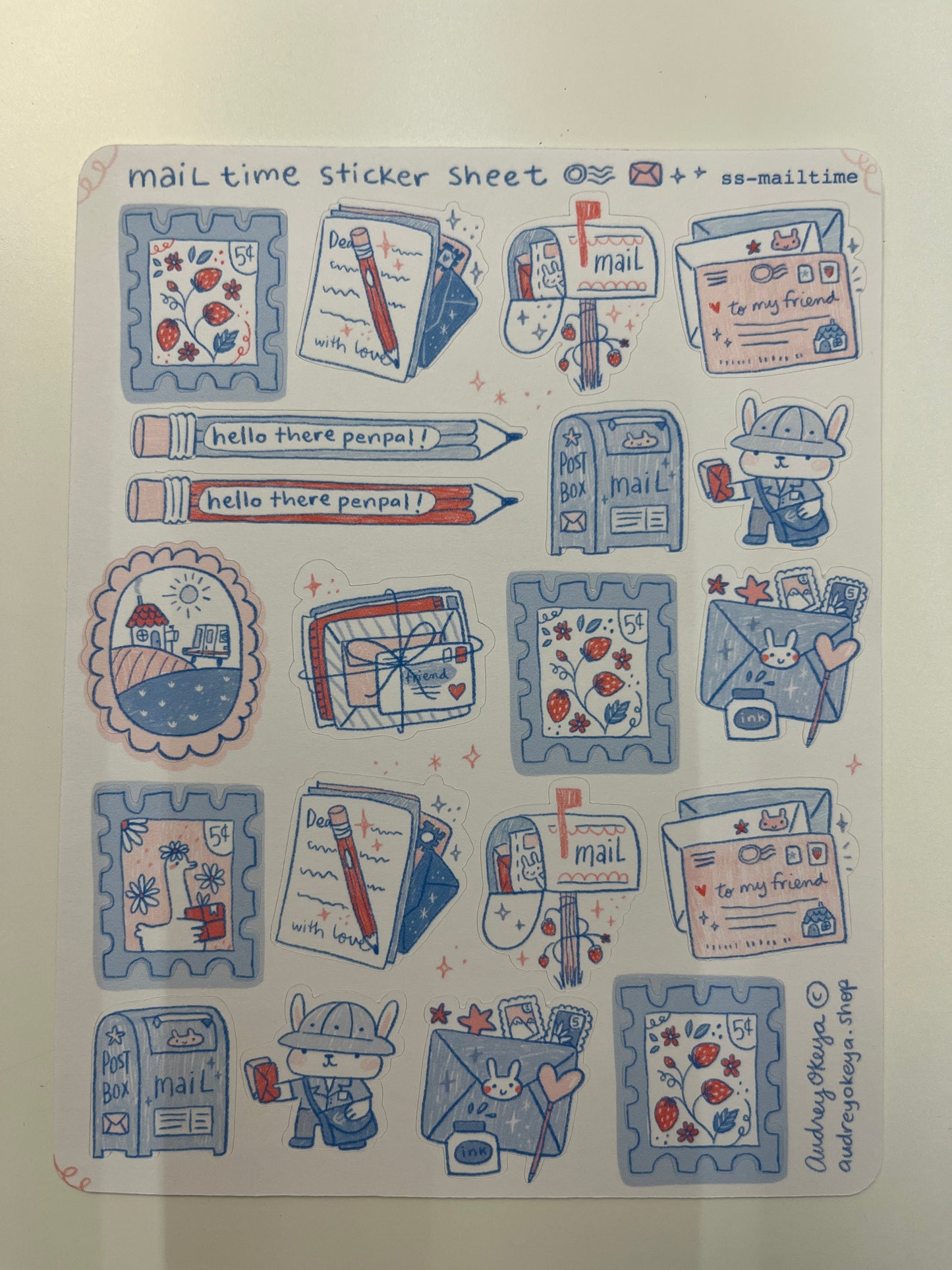 Mail Time Sticker Sheet