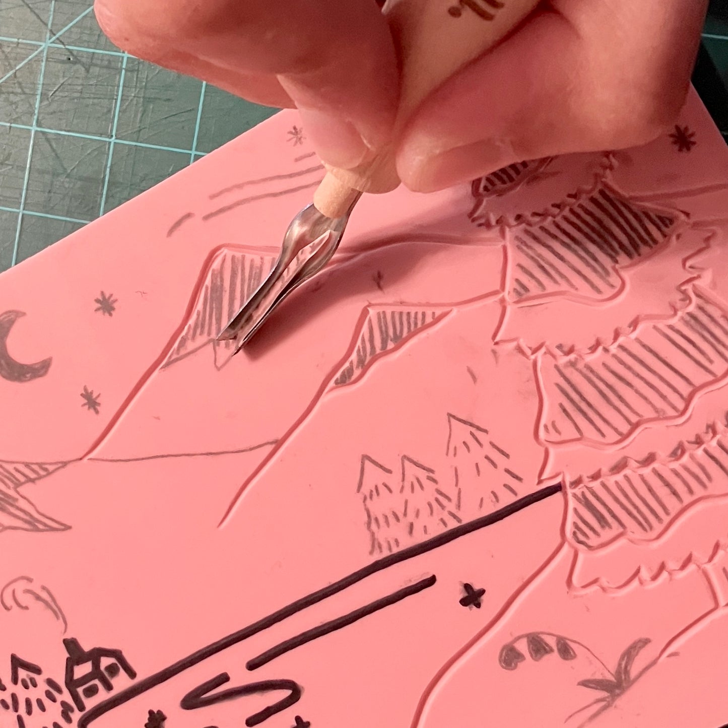 Intro to Block Printing: Winter Greeting Cards - 12/7