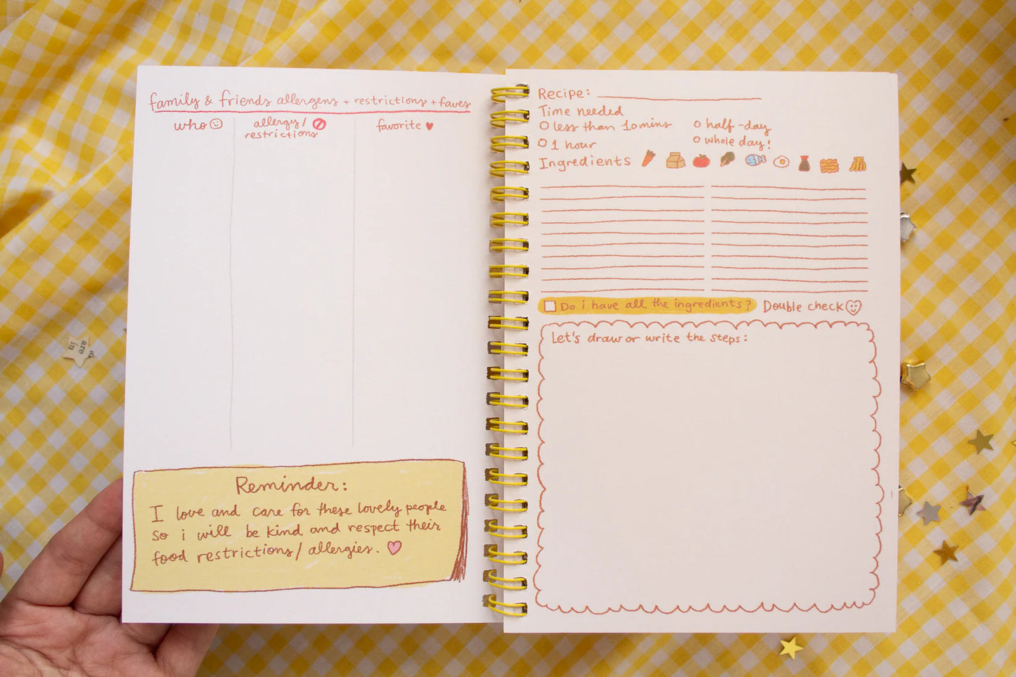 Okeya Stationery - Recipe Journal