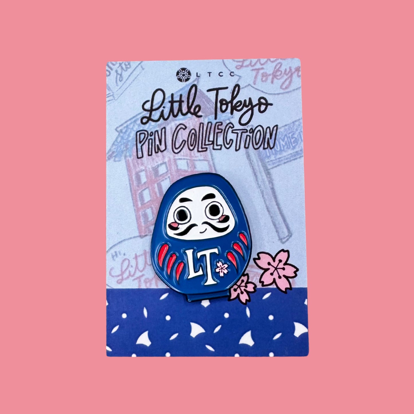 Little Tokyo Loves LA Enamel Pins