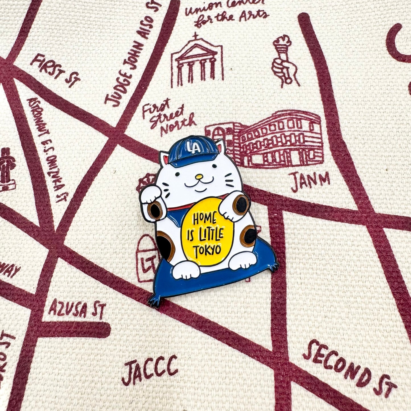 Little Tokyo Loves LA Enamel Pins