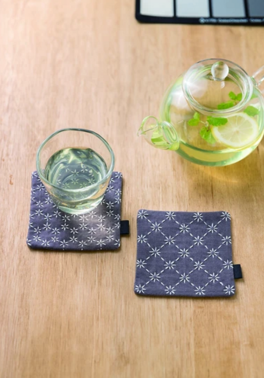 DIY Two coaster sashiko kit