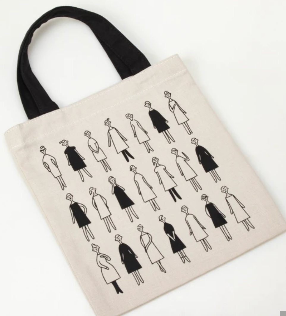 100 Ladies Mini Tote - Pale Gray